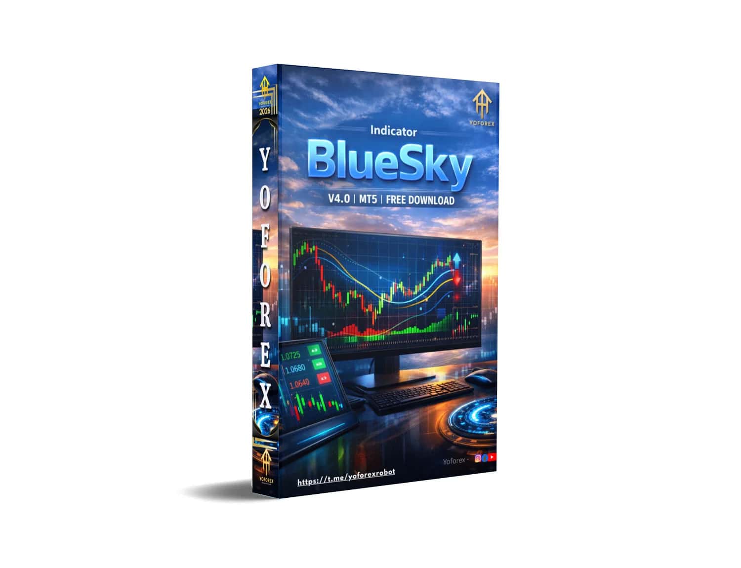 Grab the BlueSky Indicator MT5 FREE Now – Skyrocket Your Trades!