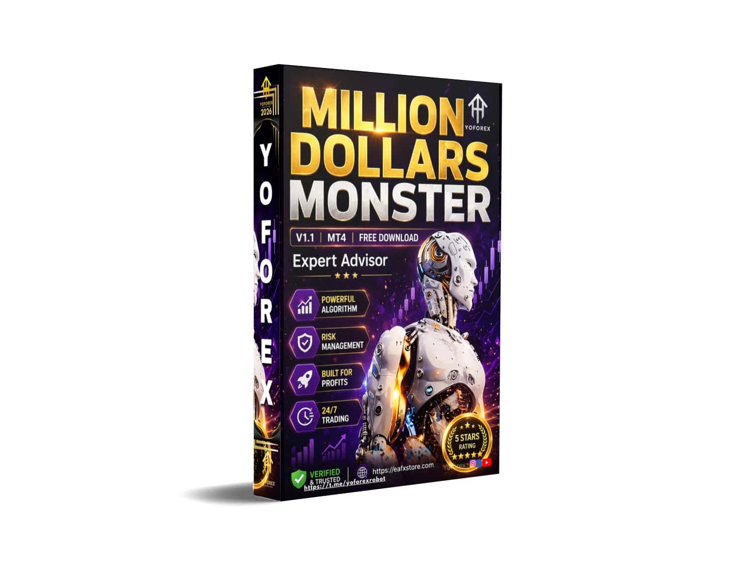 Explode Your Forex Profits: Million Dollars Monster EA MT4 – Free Download Now!