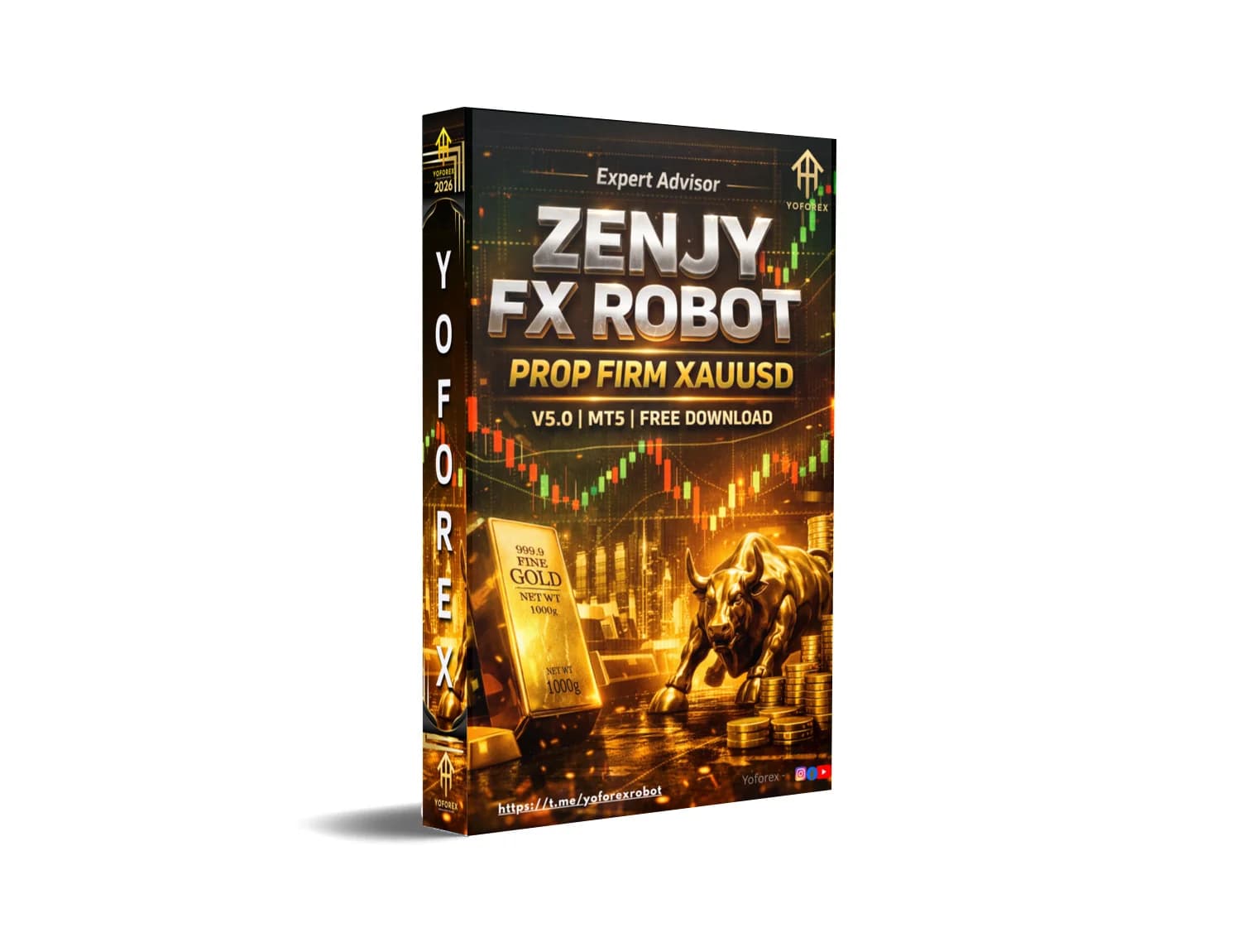 Explode Your Trading Profits NOW: Zenjy FX Robot for Prop Firms on XAUUSD MT5!
