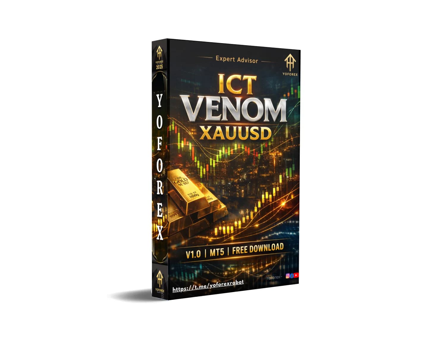 Unleash the Fury: ICT Venom XAUUSD MT5 – Your Golden Ticket to Trading Domination!