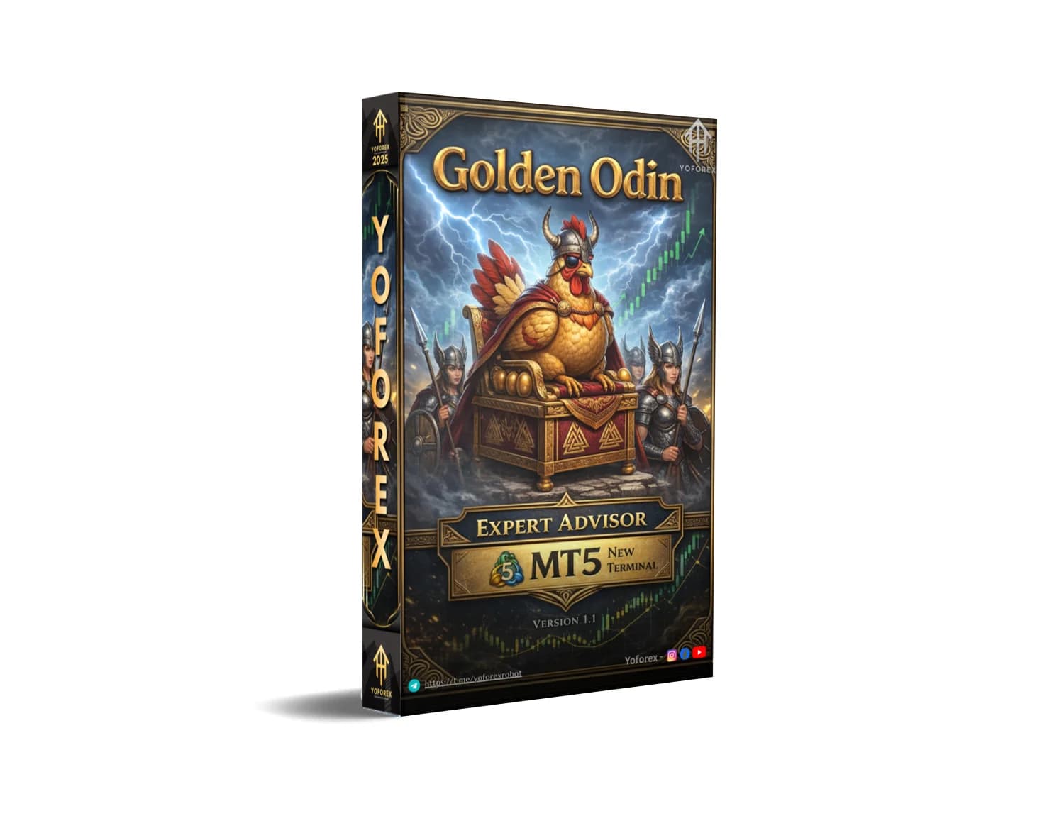 Golden Odin EA V1.1 MT5: Unleash Mythical Trading Fury Before the Markets Ragnarok!