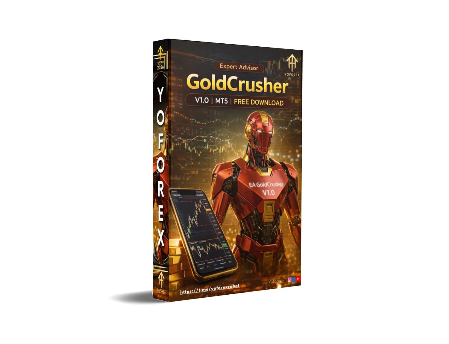 Crush Gold Markets Now: GoldCrusher MT5 EA Free Download & Review!