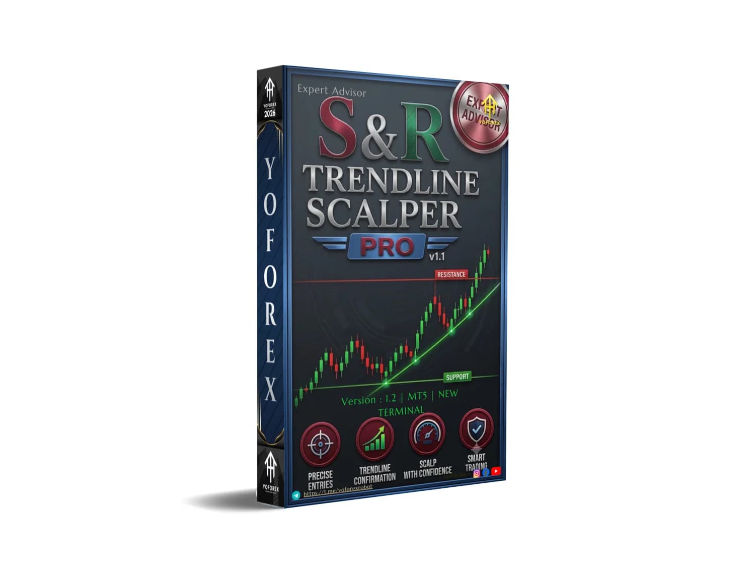 Support and Resistance Trendline Scalper Pro EA v1.2 MT5