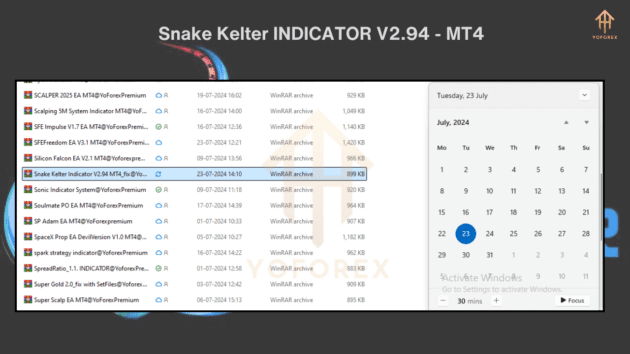 Snake Kelter Indicator V2.94