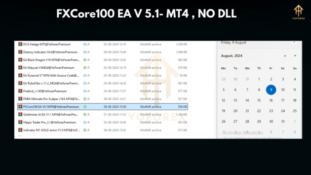 FXCore100 EA v5.1 MT4