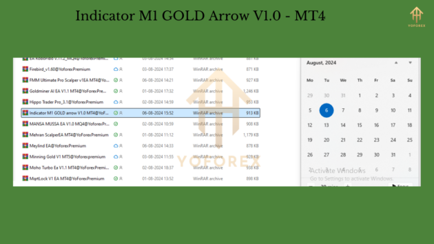 Indicator M1 GOLD Arrow V1.0 MT4