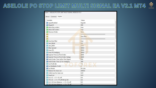 ASELOLE PO STOP LIMIT MULTI SIGNAL EA V2.1