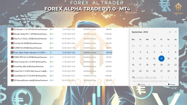 Forex Alpha Trader Indicators V1.0 MT4 + MQ4