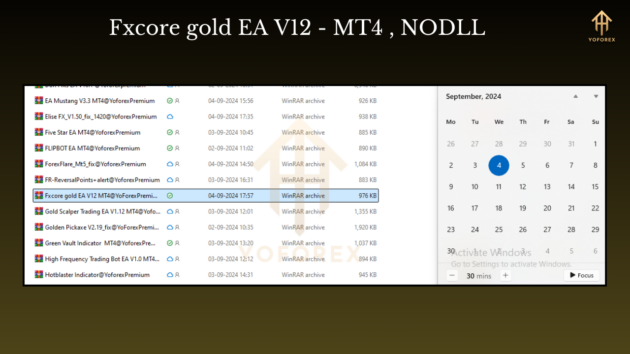 FxCore Gold EA V12 MT4