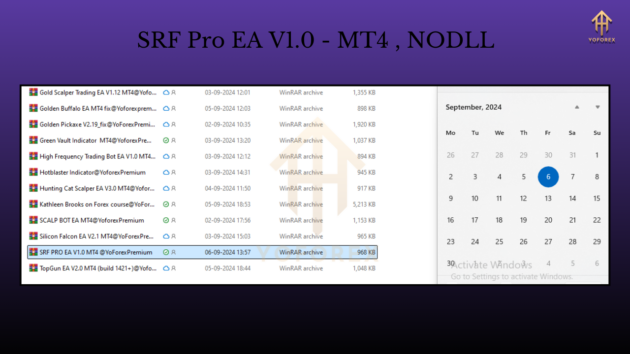 SRF Pro EA V1.0 MT4