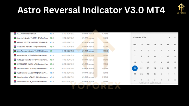 Astro Reversal Indicator V3.0 MT4