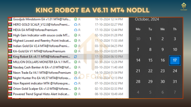 King Robot EA v6.11