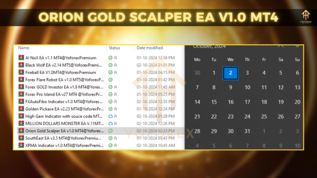 Orion Gold Scalper EA V1.0