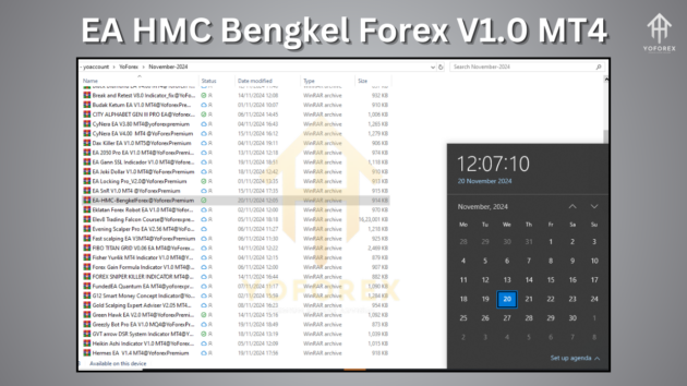 EA HMC Bengkel Forex V1.0