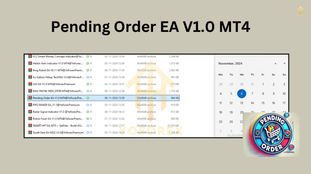 Pending Order EA V1.0 MT4