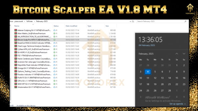 Bitcoin Scalper EA V1.8