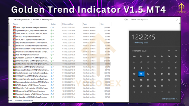 Golden Trend Indicator V1.5 MT4