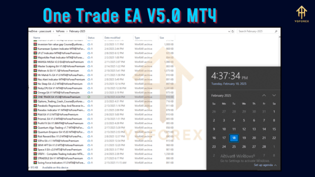 One Trade EA V5.0 MT4