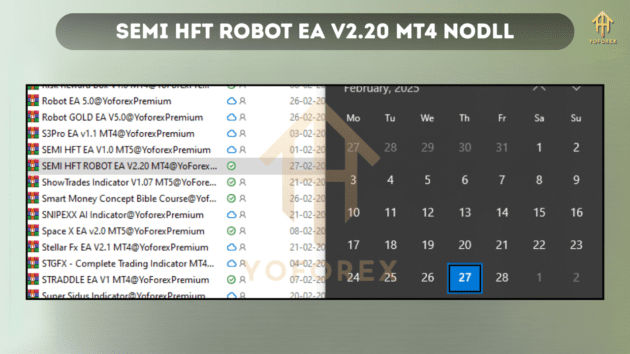 SEMI HFT ROBOT EA V2.20