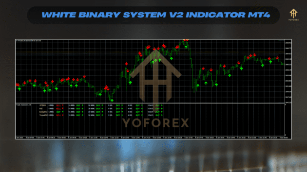 White Binary System V2 Indicator