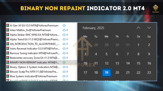 Binary Non Repaint Indicator V2.0