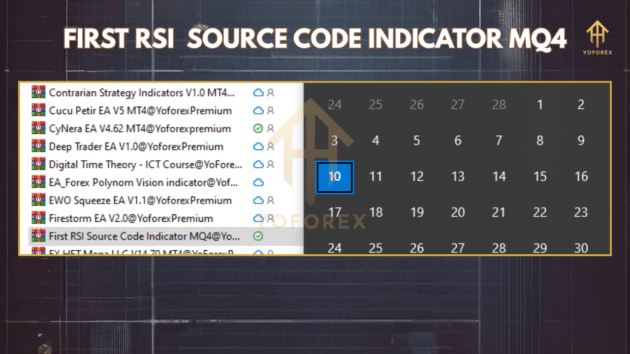 First RSI Source Code Indicator